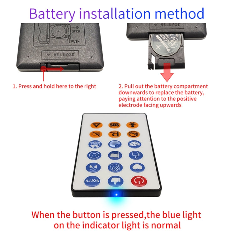 HI.GROOM Car LED Customized Pixel Emoji Lights Bluetooth Remote Control Interactive AI Screen, Style: With Remote Control - Car Monitor by HI.GROOM | Online Shopping South Africa | PMC Jewellery | Buy Now Pay Later Mobicred