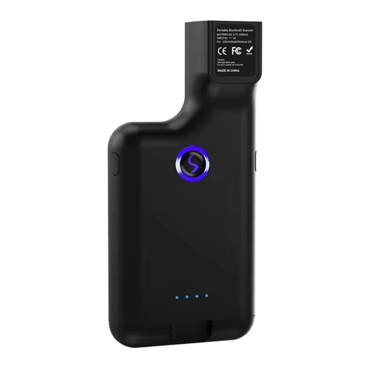 1D Bluetooth Barcode Scanner Wireless Back Clip Phone Barcode Reader - Barcode Scanner by PMC TechLife | Online Shopping South Africa | PMC TechLife | Buy Now Pay Later Mobicred