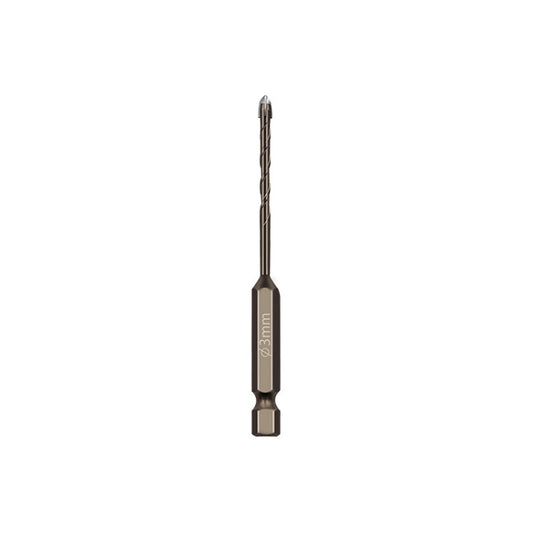 3mm Hexagonal Shank Spiral Flute Cross Alloy Drill Bits Glass Tile Four Edge Drivers - Drill & Drill Bits by PMC Jewellery | Online Shopping South Africa | PMC Jewellery | Buy Now Pay Later Mobicred