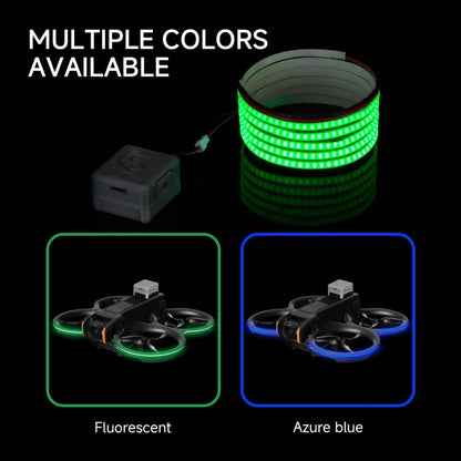 For DJI Avata 2 RCSTQ Colorful Luminous Light Belt High Bright Tube Night Flight Warning Light Strip(Fluorescent) -  by RCSTQ | Online Shopping South Africa | PMC Jewellery | Buy Now Pay Later Mobicred