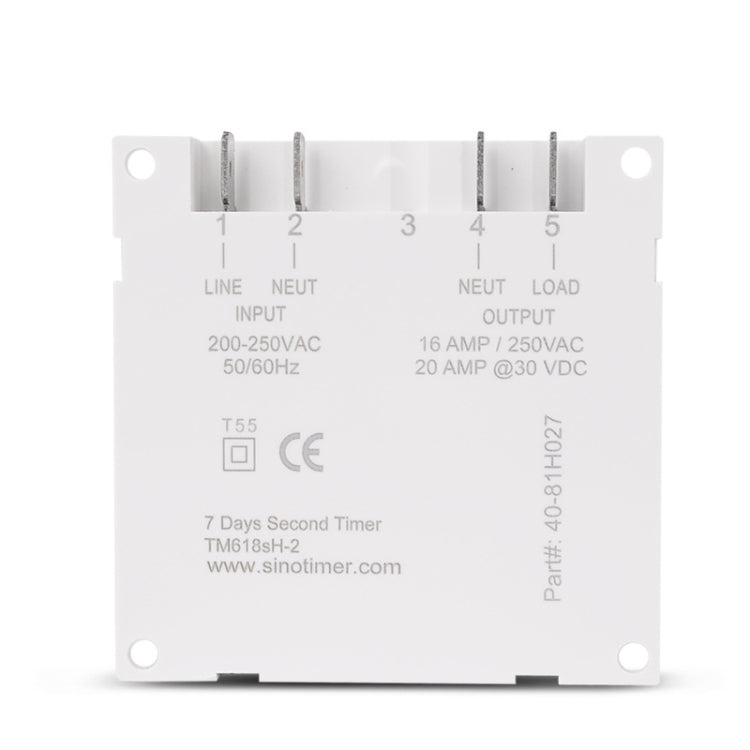 SINOTIMER TM618SH  1 Second Interval Digital LCD Timer Switch Programmable Time Relay 220V - Switch by SINOTIMER | Online Shopping South Africa | PMC TechLife | Buy Now Pay Later Mobicred
