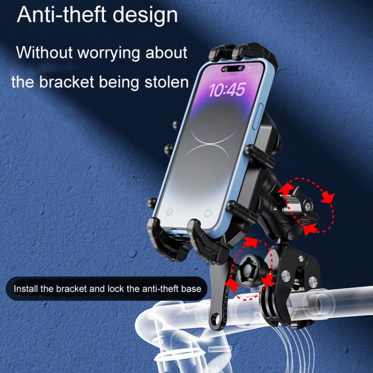 Kewig Motorcycle Octopus Holder Anti-Theft Motorcycle Cell Phone Mounts, Model: M26-C8 - free shipping - PMC TechLife - Order now!