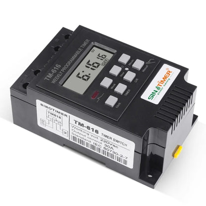 SINOTIMER TM616B-4 12V 30A Weekly Programmable Digital Timer Switch Relay Control - Switch by SINOTIMER | Online Shopping South Africa | PMC Jewellery | Buy Now Pay Later Mobicred