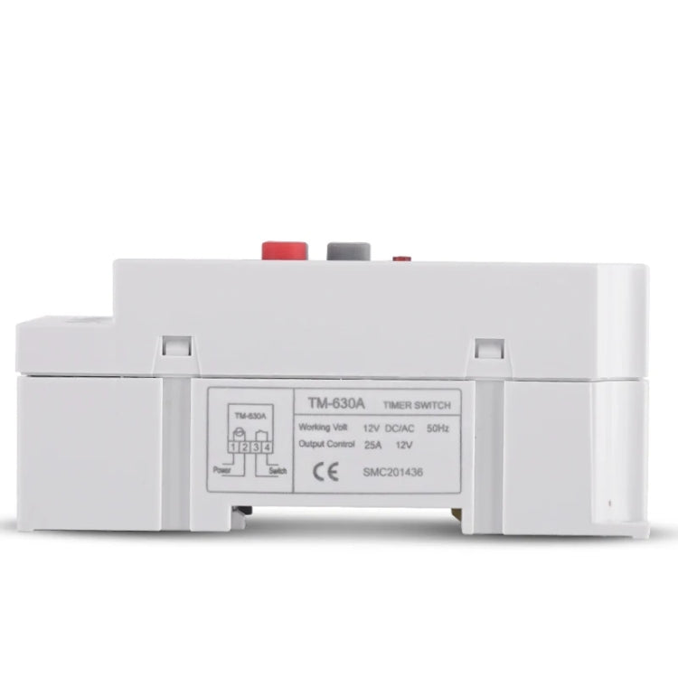 SINOTIMER  TM630A-4  12V DC Timer Switch Din Rail Digital Weekly Programmable Time Relay - free shipping - PMC TechLife - Order now!