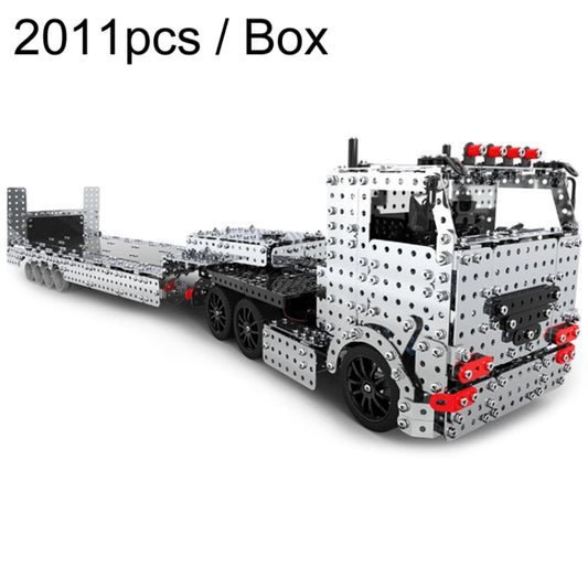 2011pcs / Box ZBToys Building Blocks Mechanical Toys Hand-Assembled Remote Control Trailer Metal Model - RC Cars by ZBToys | Online Shopping South Africa | PMC Jewellery | Buy Now Pay Later Mobicred