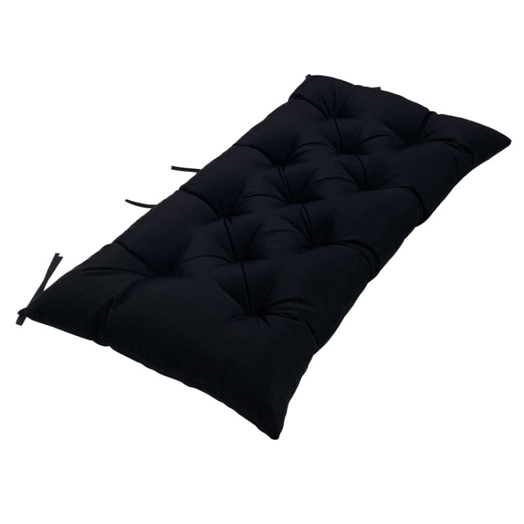 150x50x8cm Outdoor Bench Waterproof Sunscreen Thickened Soft Cushion(Black) - Cushions & Pillows by PMc TechLife | Online Shopping South Africa | PMc TechLife | Buy Now Pay Later Mobicred