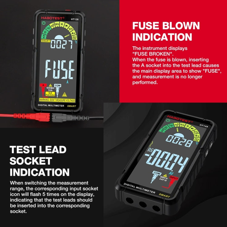 HABOTEST Automatic Range Digital Display Ultra-Clear Intelligent Current Multimeter - free shipping - PMC TechLife - Order now!