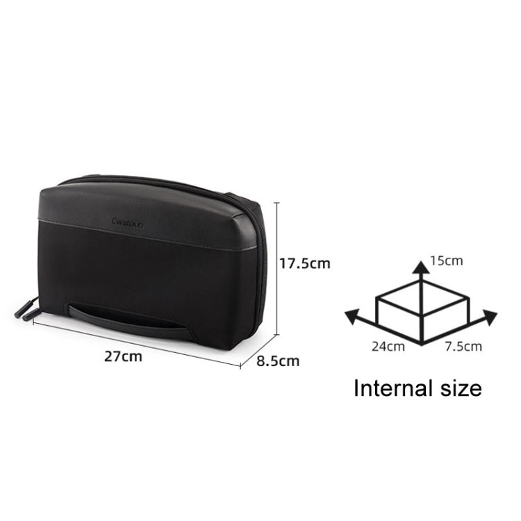 Cwatcun D123 Medium Multifunctional Photography Storage Pack Data Camera Digital Bag(Black) - Strap Satchel by PMC TechLife | Online Shopping South Africa | PMC TechLife | Buy Now Pay Later Mobicred