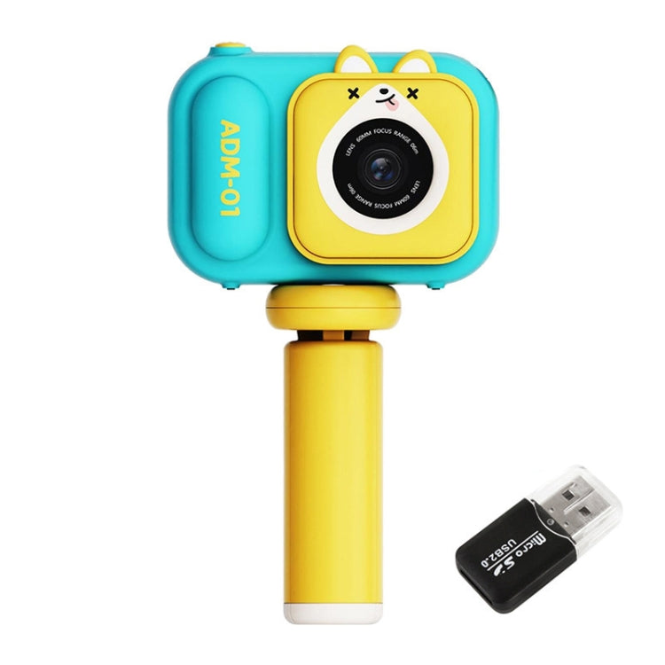 2.4 Inch IPS Screen 48MP Dual Lens Kids Digital Camera Mini Video Camera With 64G TF Card Blue Fox - Children Cameras by PMC Jewellery | Online Shopping South Africa | PMC Jewellery | Buy Now Pay Later Mobicred