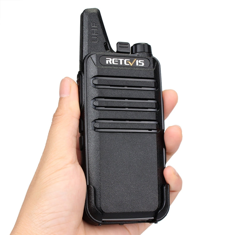 RETEVIS RT22 Hotel Mini Charging Two-Way Wireless Intercom Walkie Talkie(EU Frequency no Plug) - Handheld Walkie Talkie by RETEVIS | Online Shopping South Africa | PMC Jewellery | Buy Now Pay Later Mobicred