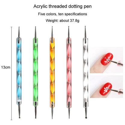 Nail Art Tools Set Nail Painting Pen Dotting Pen Filing Strip Rhinestone Butterfly Sequin Jewelry Set - Nail Art Equipment by PMC Jewellery | Online Shopping South Africa | PMC Jewellery | Buy Now Pay Later Mobicred