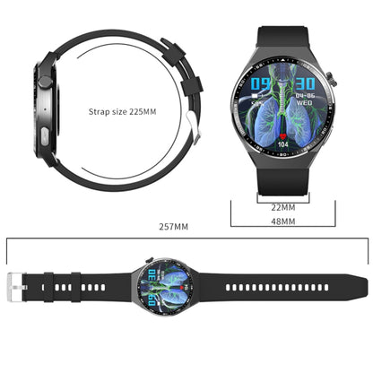 F800 Wellness Smart Watch Blood Pressure ECG Electrocardiogram SOS Alarm Pedometer Sports Watch, Color: Black Rubber - Sport Watches by PMC Jewellery | Online Shopping South Africa | PMC Jewellery | Buy Now Pay Later Mobicred