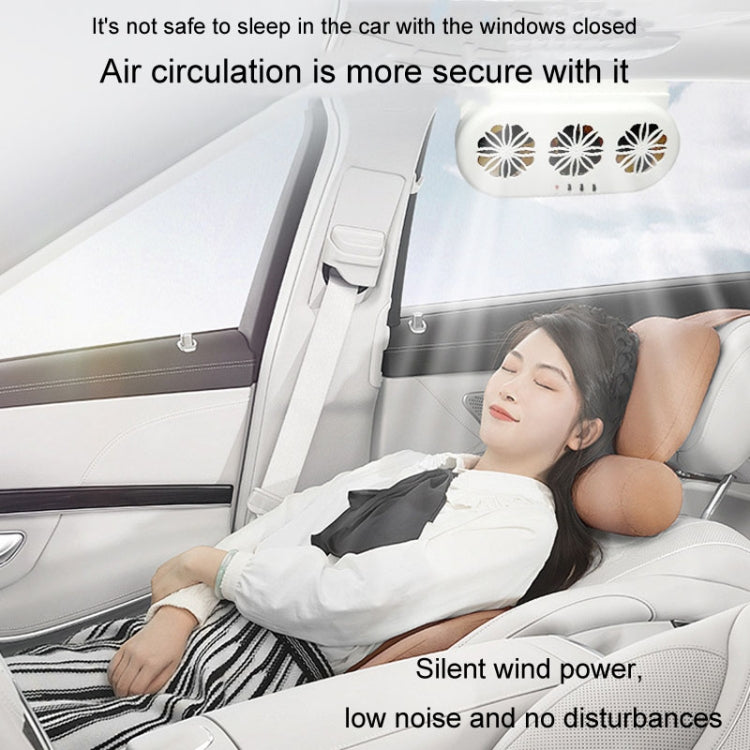 USB Plug-In Car Window Exhaust Fan Car Air Circulation Cooling Ventilation Fan, Color: Black - Heating & Fans by PMC Jewellery | Online Shopping South Africa | PMC Jewellery | Buy Now Pay Later Mobicred