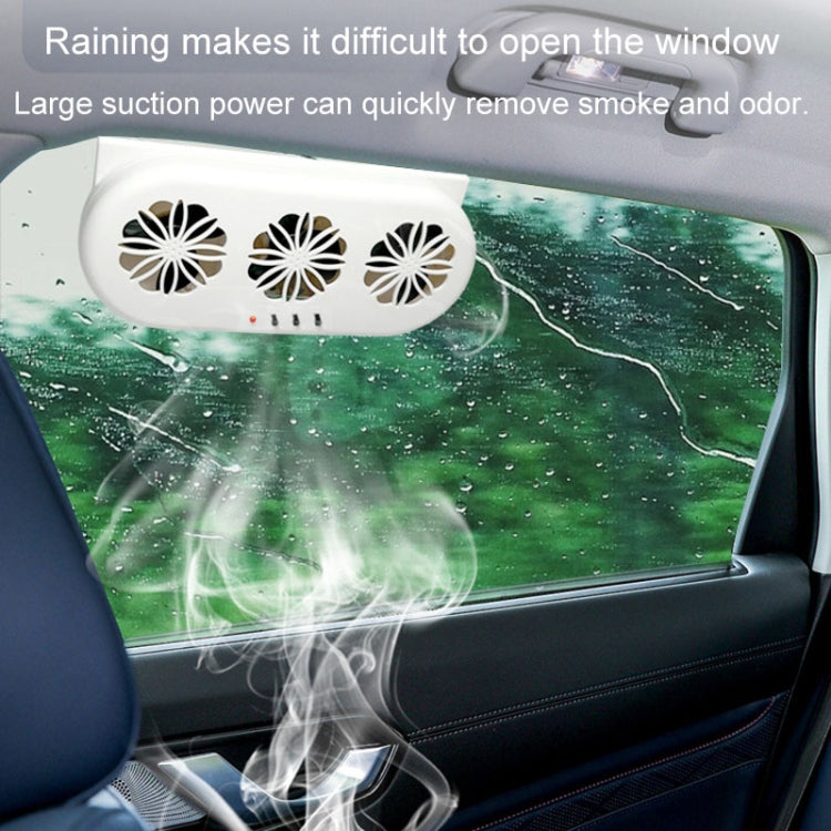 USB Plug-In Car Window Exhaust Fan Car Air Circulation Cooling Ventilation Fan, Color: Black - Heating & Fans by PMC Jewellery | Online Shopping South Africa | PMC Jewellery | Buy Now Pay Later Mobicred