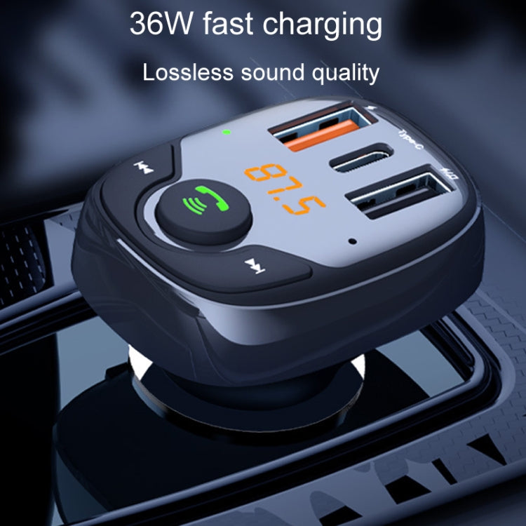 36W Car Bluetooth MP3 Player FM Transmitter Multifunctional Car Charger, Model: S-15PD - Bluetooth Car Kits by PMC TechLife | Online Shopping South Africa | PMC TechLife | Buy Now Pay Later Mobicred
