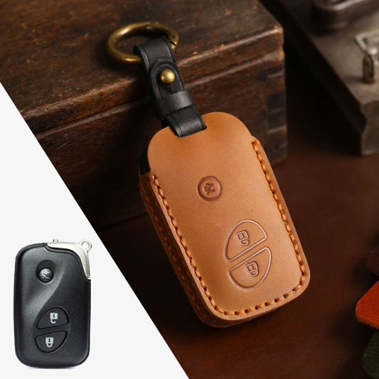 For Lexus RX270/ES240/LX570 Hallmo Car Key Cover, Color: 3 Keys Brown - Car Key Cases by Hallmo | Online Shopping South Africa | PMC Jewellery | Buy Now Pay Later Mobicred