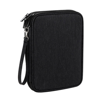 SM08 Large Capacity Waterproof Portable Double-layer Digital Storage Bag, Size: L(Black) - Digital Storage Bag by PMC Jewellery | Online Shopping South Africa | PMC Jewellery | Buy Now Pay Later Mobicred