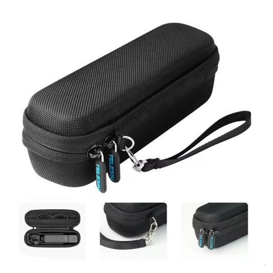 For DJI Osmo Pocket 3 Camera TELESIN Portable Carrying Bag Storage Case(Black) - Case & Bags by TELESIN | Online Shopping South Africa | PMC Jewellery | Buy Now Pay Later Mobicred