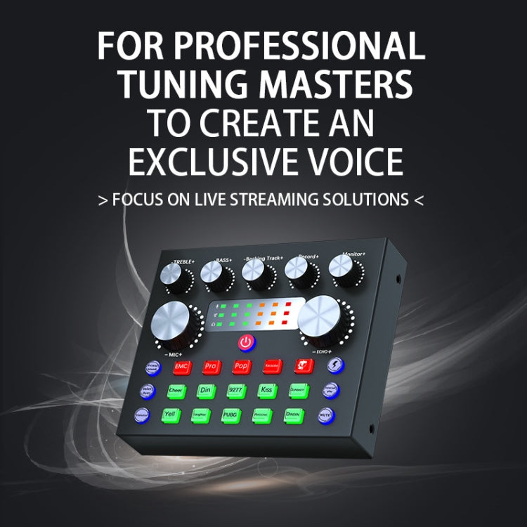 V8S Audio Mixer Live Voice Changer External Sound Card, Color: Black Cantilever Set - Live Sound Effects Processors by PMC Jewellery | Online Shopping South Africa | PMC Jewellery | Buy Now Pay Later Mobicred