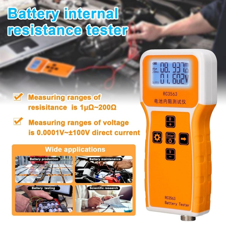 High-Precision Battery Voltage Internal Resistance Tester, Specifications: Host+Probe+Clip+Clamp - Battery & Resistance Tester by PMC TechLife | Online Shopping South Africa | PMC TechLife | Buy Now Pay Later Mobicred