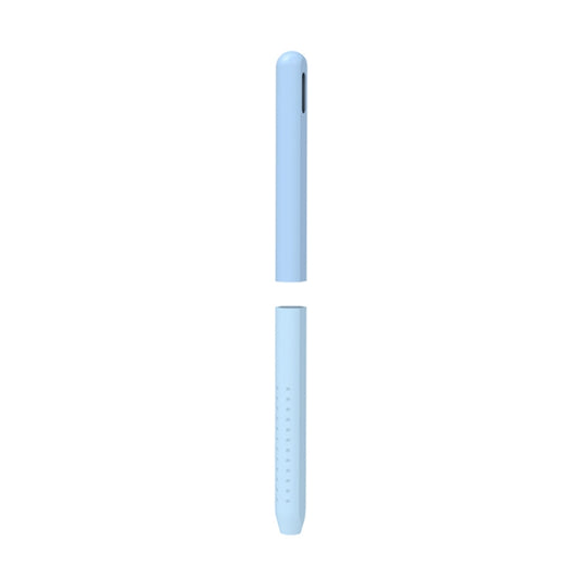 For Apple Pencil 2 AhaStyle PT182 Split Clashing Colors Stylus Protective Case(Blue) - Pencil Accessories by AhaStyle | Online Shopping South Africa | PMC Jewellery | Buy Now Pay Later Mobicred