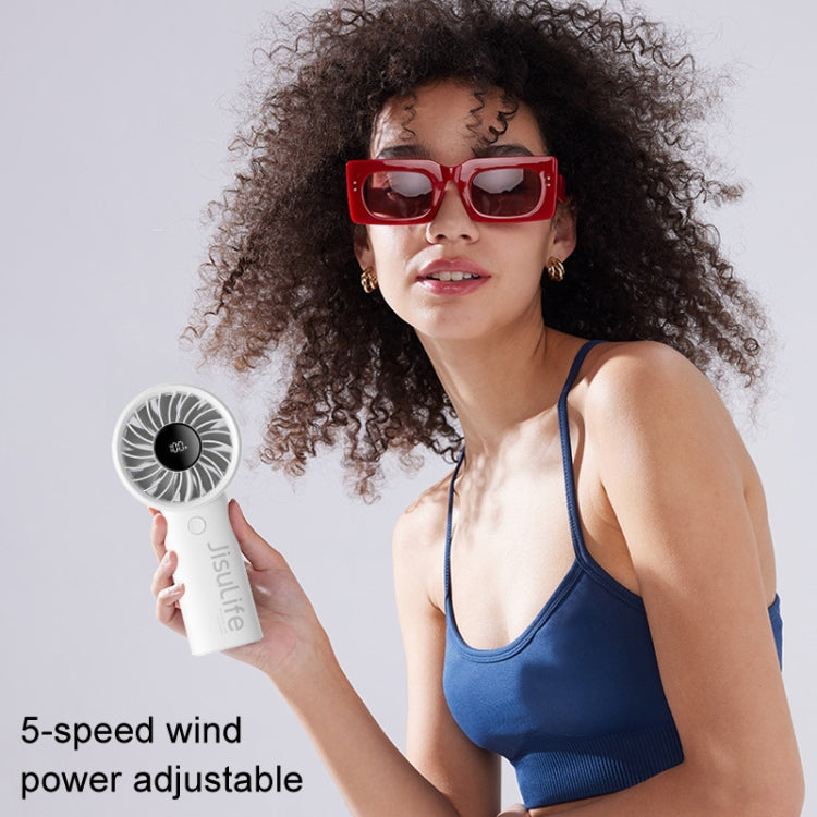 JisuLife Life4 Handheld Portable Small Rechargeable Fan, Battery Capacity: 5000mAh Black - Electric Fans by JisuLife | Online Shopping South Africa | PMC Jewellery | Buy Now Pay Later Mobicred