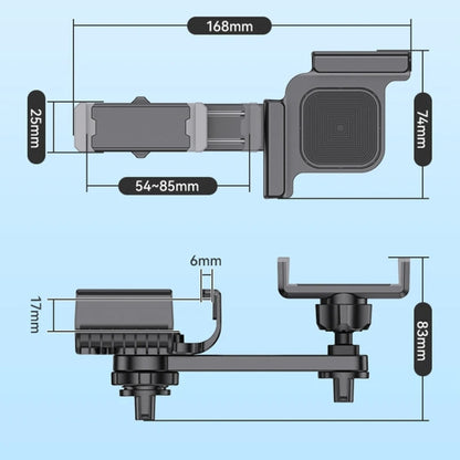 SHUNWEI Car Navigation Screen Floating Mobile Phone Holder, Style: Magnetic Type - Car Holders by SHUNWEI | Online Shopping South Africa | PMC Jewellery | Buy Now Pay Later Mobicred