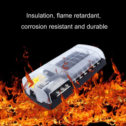 RV Yacht 12-way LED Insulated Flame-retardant Fuse Holder Box with Wire(Configuration 3) - Fuse by PMC Jewellery | Online Shopping South Africa | PMC Jewellery | Buy Now Pay Later Mobicred