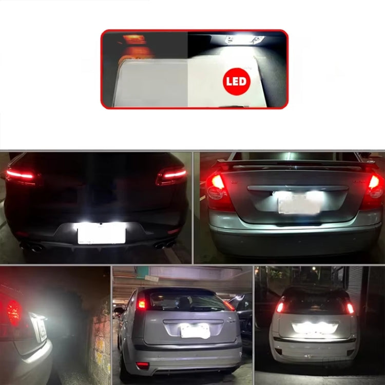 2pcs For Volkswagen Golf / Passat / Polo LED License Plate Light With Decoder - License Plate Lights by PMC Jewellery | Online Shopping South Africa | PMC Jewellery | Buy Now Pay Later Mobicred