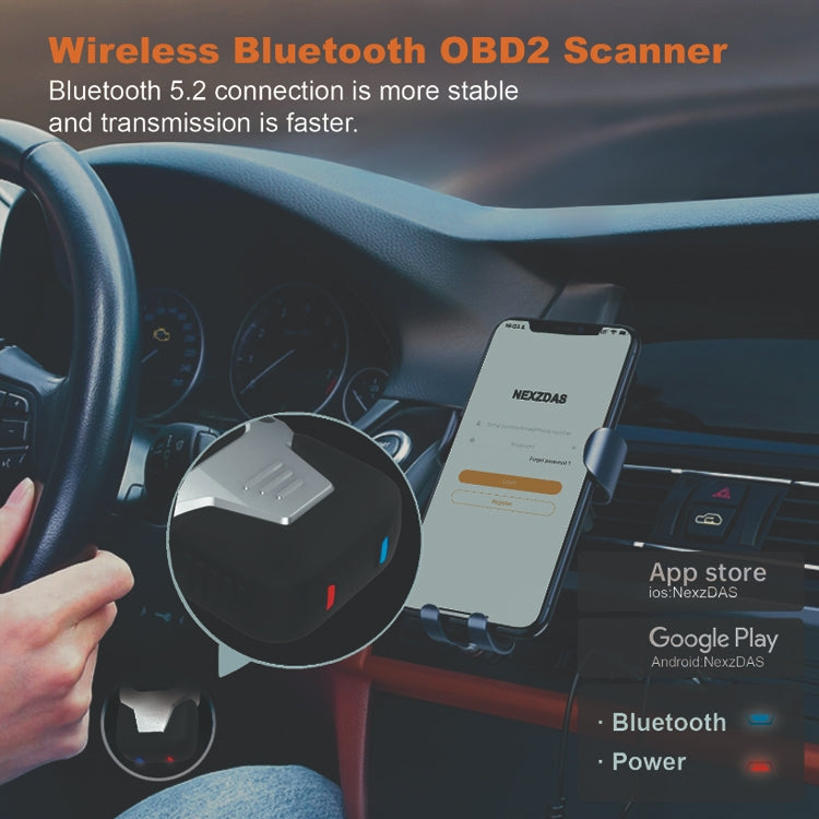 HUMZOR OBD2 Bluetooth Online Car Battery Pack Voltage Detection - Electronic Test by HUMZOR | Online Shopping South Africa | PMC Jewellery | Buy Now Pay Later Mobicred