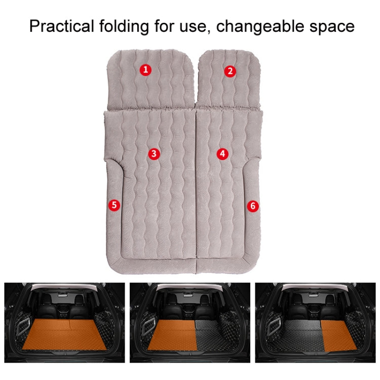 Inflatable Mattress For Car Travel SUV Rear Seat/Trunk, Color: Beige - Seat Accessories by PMC Jewellery | Online Shopping South Africa | PMC Jewellery | Buy Now Pay Later Mobicred