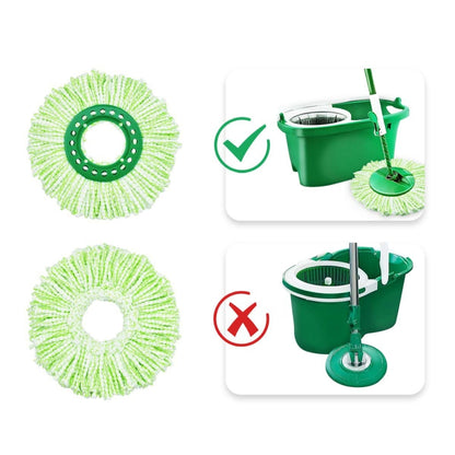 For Libman Tornado Spin Mop Microfiber Mop Pad Replacement Parts(White) - Handheld Cleaner & Mops by PMC Jewellery | Online Shopping South Africa | PMC Jewellery | Buy Now Pay Later Mobicred