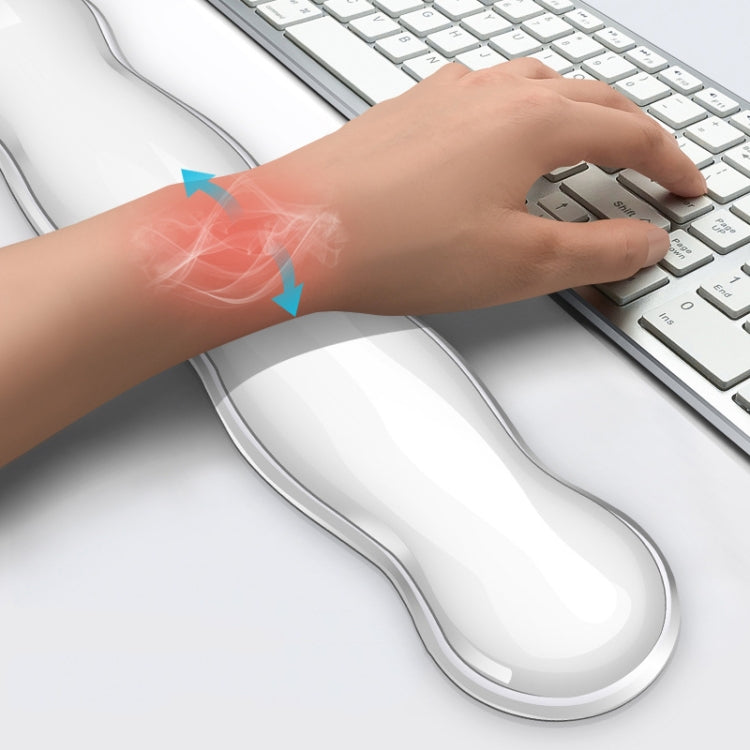 Cool Silicone Keyboard Wrist Rest Mouse Pad Relieve Wrist Fatigue, Spec: Large Green - free shipping - PMC TechLife - Order now!