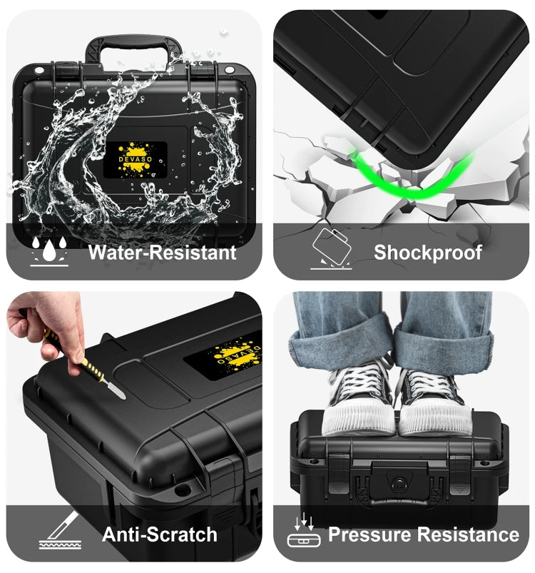 DEVASO For Switch / OLED IP67 Waterproof Storage Case Hardshell Bag, Color: Black+Shoulder Strap - free shipping - PMC Jewellery - Order now!