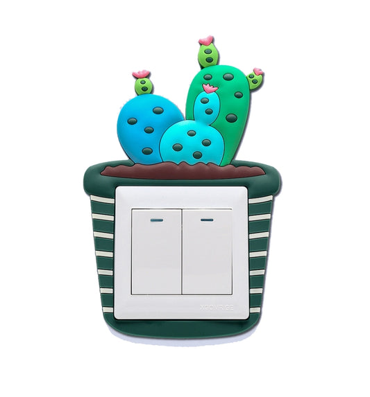 Luminous Three-dimensional Cactus Switch Sticker Socket Panel Cover Decor, Style: Cactus - Sticker by PMC Jewellery | Online Shopping South Africa | PMC Jewellery | Buy Now Pay Later Mobicred