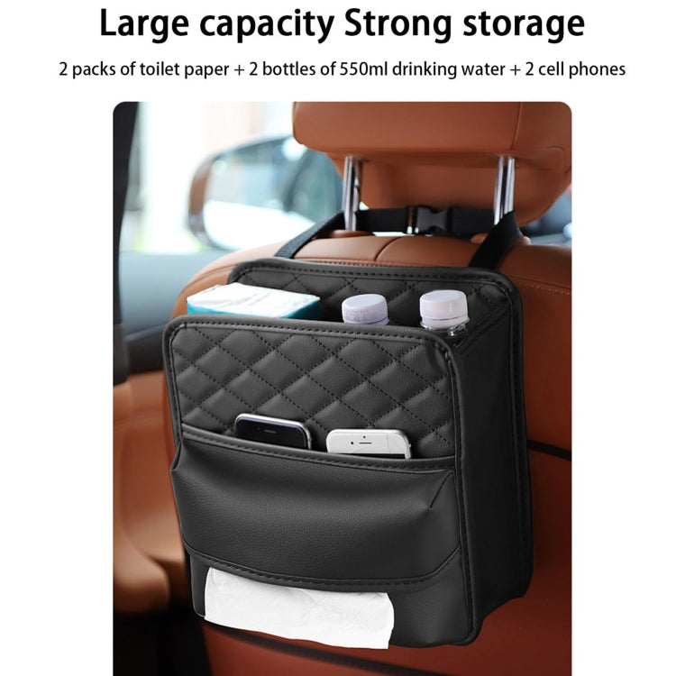 2 In 1 Car Seat Back Storage Hanging Tissue Bag, Style: Enlarged - Stowing Tidying by PMC Jewellery | Online Shopping South Africa | PMC Jewellery | Buy Now Pay Later Mobicred