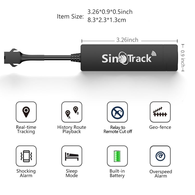 SinoTrack 2G GPS Motorcycle Anti-Theft Positioning Tracker, Model: 2G-ST-901A - Car Tracker by SinoTrack | Online Shopping South Africa | PMC Jewellery | Buy Now Pay Later Mobicred