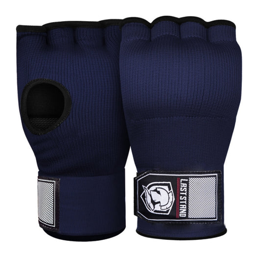 LASTSTAND Half Finger Gel Boxing Gloves Sanda Wrist Guard Bandage, Size: Free Size(Blue) - Boxing by LASTSTAND | Online Shopping South Africa | PMC Jewellery | Buy Now Pay Later Mobicred