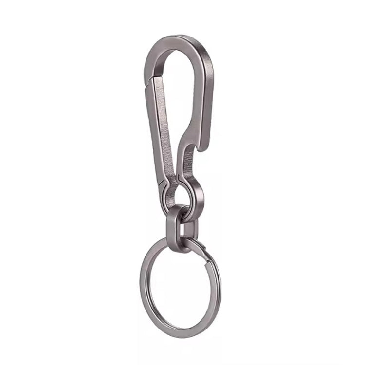 Titanium Alloy Car Keychain Multifunctional Simple Loss Prevention Belt Charm Ring, Style: Upgrade Model - Key Rings by PMC Jewellery | Online Shopping South Africa | PMC Jewellery | Buy Now Pay Later Mobicred