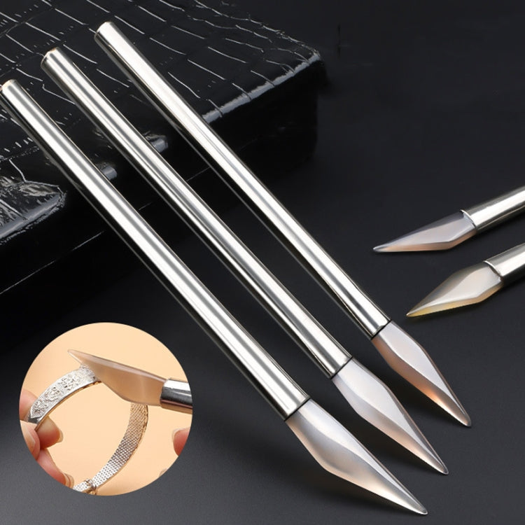 Gold And Silver Jewelry Polishing Scraping Shining Agate Knife Sanding Tool, Model: Steel Handle Knife Small - Jewelry Tools by PMC Jewellery | Online Shopping South Africa | PMC Jewellery | Buy Now Pay Later Mobicred