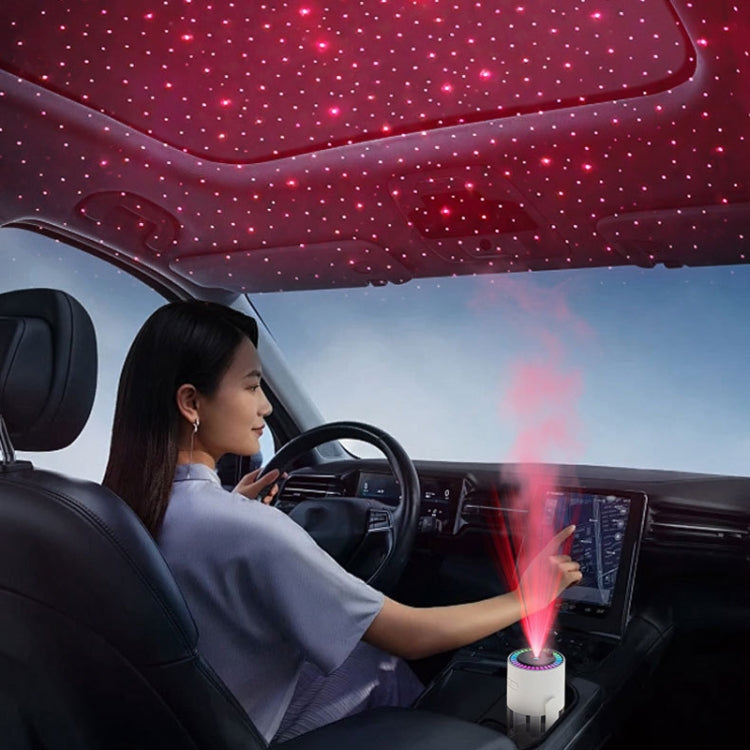 280ml Star Projection Light Humidifier USB Car Diffuser Humidifier Household Hydrating Atomizer, Color: Rotating Pink - free shipping - PMC TechLife - Order now!