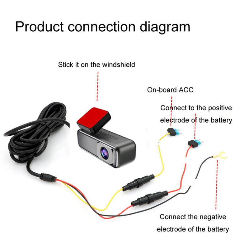 2K High-Definition Night Vision With Monitoring Driving Recorder, Specifications: Single Front - Car DVRs by PMC Jewellery | Online Shopping South Africa | PMC Jewellery | Buy Now Pay Later Mobicred