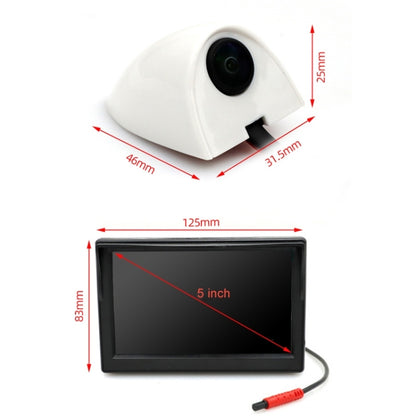 5 Inch AHD Video Monitor Car Reversing High-Definition Camera, Specification: With Video Recording + Side Mounting - Rear View Cameras by PMC Jewellery | Online Shopping South Africa | PMC Jewellery | Buy Now Pay Later Mobicred