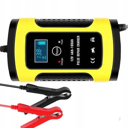 Anhtczyx 12V 6A  4Ah-100Ah Motorcycle Car Pulse Repair Charger With LCD Display(EU Plug) - Battery Charger by Anhtczyx | Online Shopping South Africa | PMC Jewellery | Buy Now Pay Later Mobicred