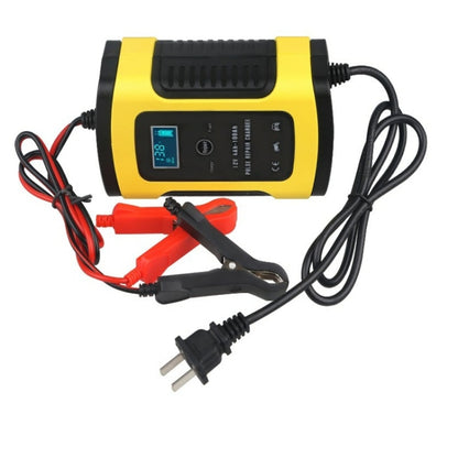 Anhtczyx 12V 6A  4Ah-100Ah Motorcycle Car Pulse Repair Charger With LCD Display(US Plug) - Battery Charger by Anhtczyx | Online Shopping South Africa | PMC Jewellery | Buy Now Pay Later Mobicred