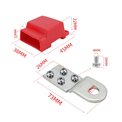 RV Yacht Industrial Distribution Box Copper Battery Terminal, Specifications: One - Booster Cable & Clip by PMC Jewellery | Online Shopping South Africa | PMC Jewellery | Buy Now Pay Later Mobicred