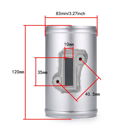 Car Modified Engine Air Flow Meter Flange Intake Sensor Base for Honda / Ford / Nissan(83mm/3.27inch) - Air Intake System by PMC Jewellery | Online Shopping South Africa | PMC Jewellery | Buy Now Pay Later Mobicred
