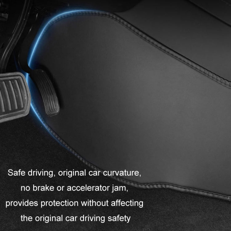 For Tesla Center Console Side Anti-kick Protective Pad, Style: For 2024 Model 3 Driver Passenger Inner Side Leather - Seat Accessories by PMC Jewellery | Online Shopping South Africa | PMC Jewellery | Buy Now Pay Later Mobicred