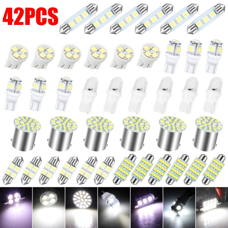 42pcs/Set Car Interior Reading LED Light Combination Set - Dome Lights by PMC TechLife | Online Shopping South Africa | PMC TechLife | Buy Now Pay Later Mobicred