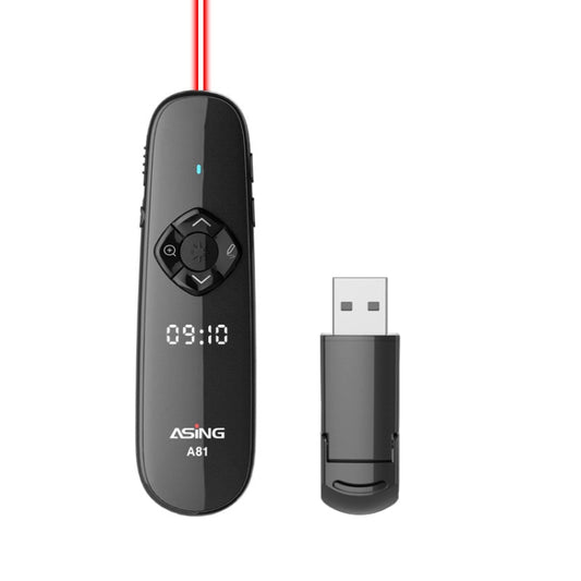 ASiNG A81 PPT Page Turning Clicker With Timing Function & 32G 3-in-1 USB Receiver, Color: Red Light -  by ASiNG | Online Shopping South Africa | PMC Jewellery | Buy Now Pay Later Mobicred